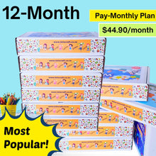 Load image into Gallery viewer, Best selling Kids Craft Kit Subscription Plan New Zealand - 12 -month plan