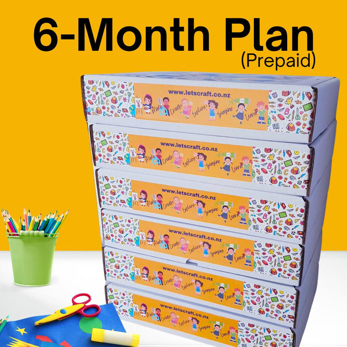 6-month-prepaid-plan-for-kids-monthly-craft-kits-subscription-in-New Zealand-by-Let's-craft-NZ