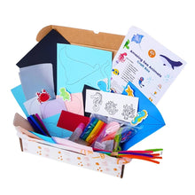 Load image into Gallery viewer, Amazing-sea-creatures-craft-kit-for-kids-Lets-Craft-Box-NZ