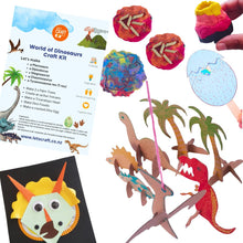 Load image into Gallery viewer, Dinosaur-crafts-for-kids-by-Lets-craft-box-with-instructions-booklet-New_Zealand