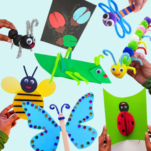 Load image into Gallery viewer, Garden-insects-craft-for-kids-NZ