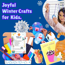 Load image into Gallery viewer, Joyful-winter-crafts-for-kids-Let&#39;s-craft-box-NZ