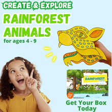 Load image into Gallery viewer, Rainforest Animals Craft Kit