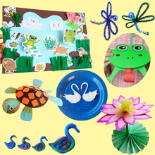 Load image into Gallery viewer, The-pond-life-theme-crafts-for-kids-NZ